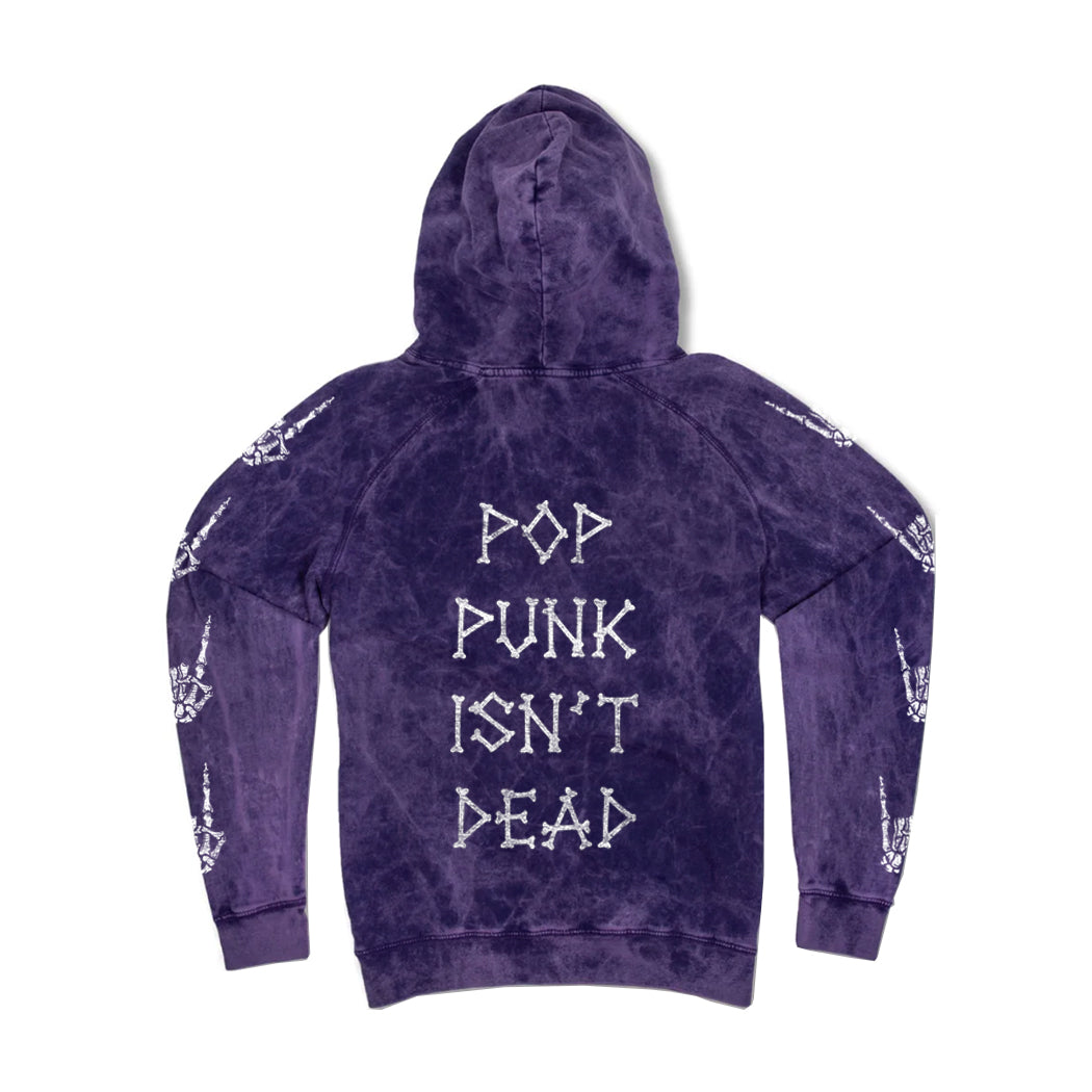 Purple Acid Wash Hoodie