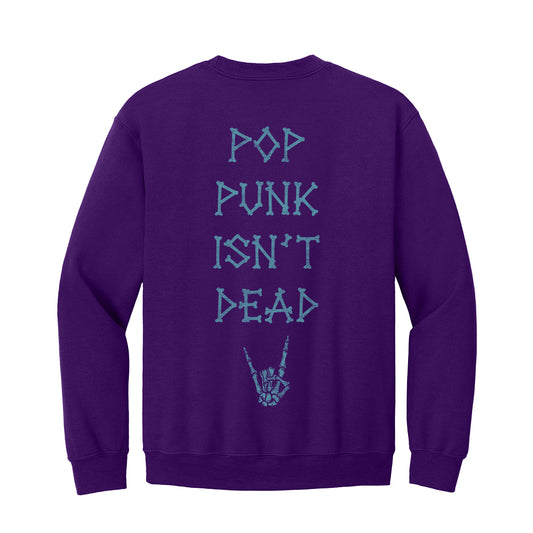 Purple Pop Punk Isn't Dead Crewneck