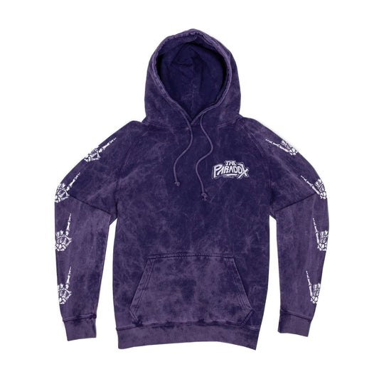 Purple Acid Wash Hoodie
